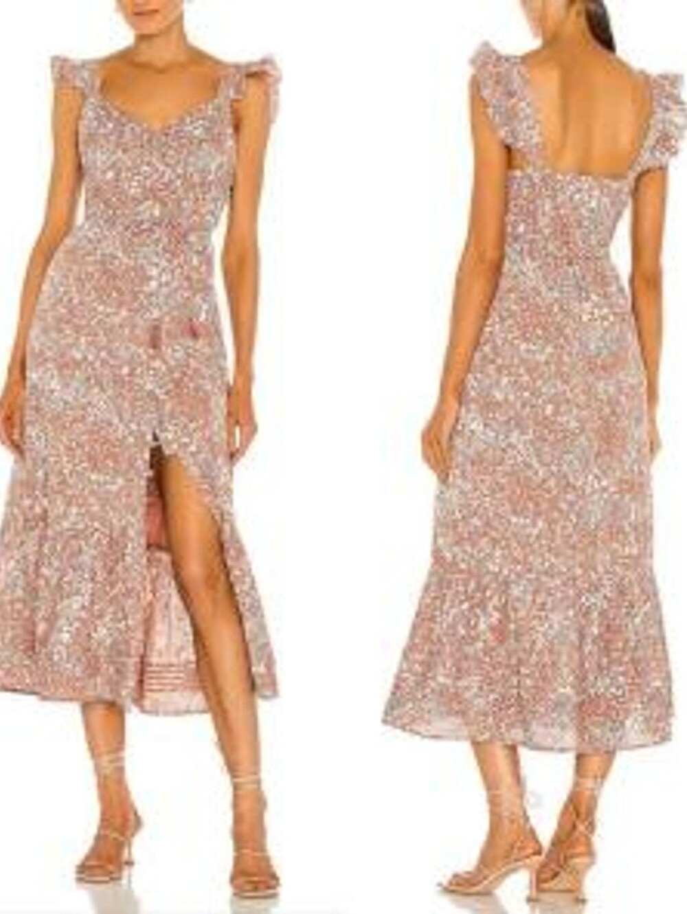 Cleobella Sophie Print Midi Dress Sz. S